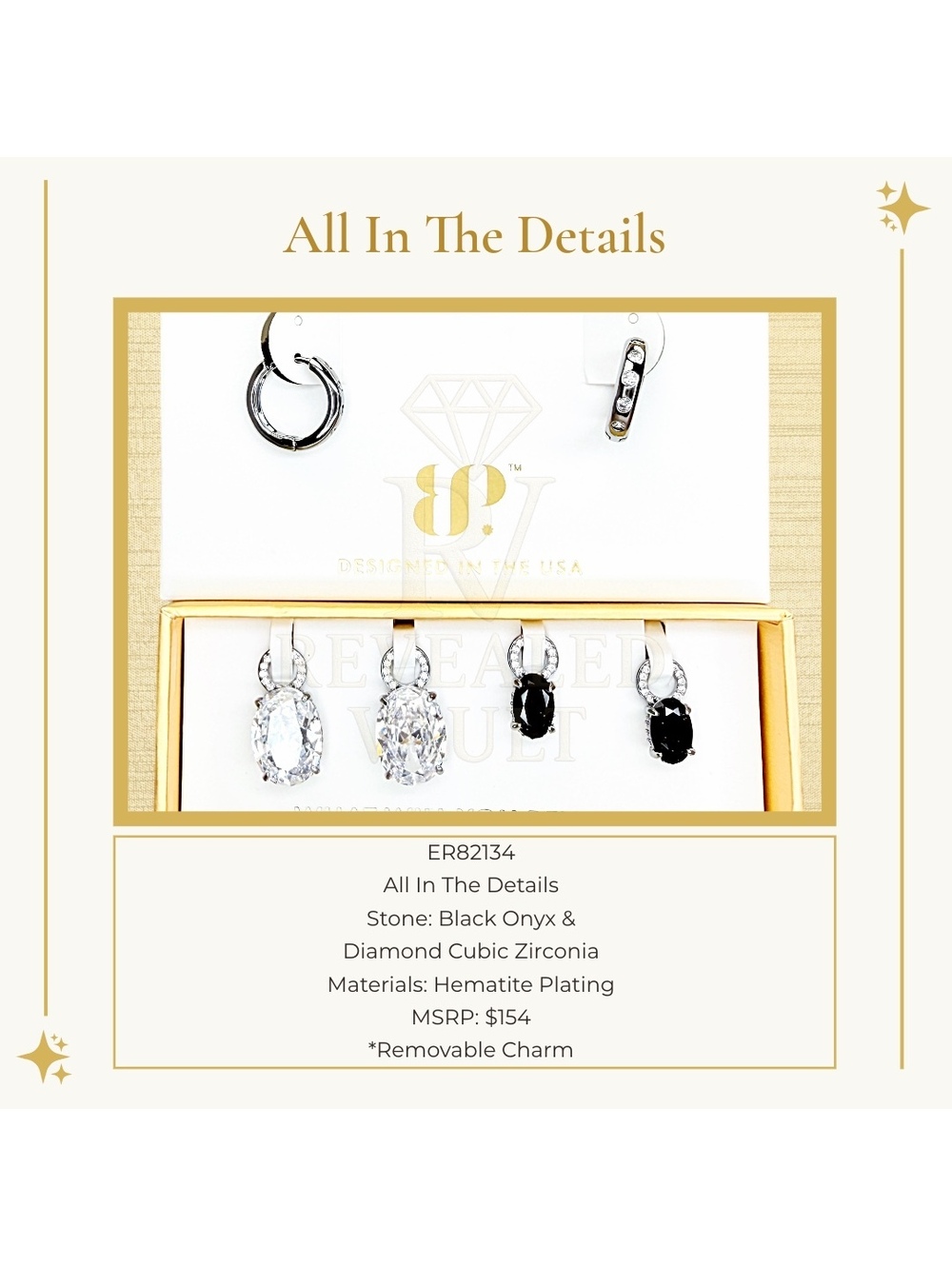 All In The Details - Charming Hoops